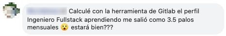 "3.5M por junior full stack??!"