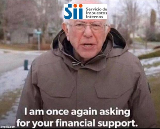 El SII obviamente pidiendo dinero